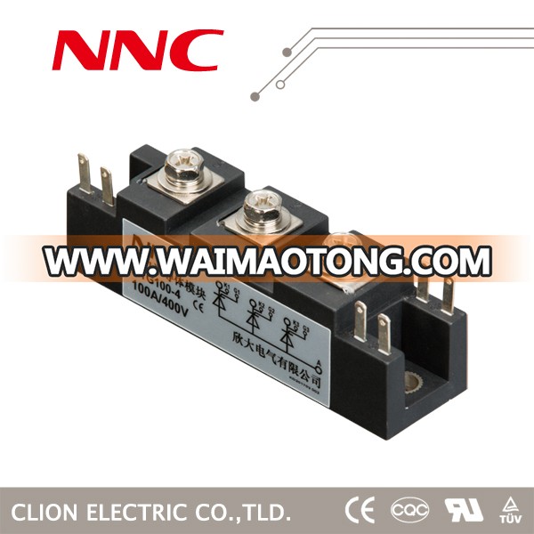 NNC Clion Non Insulated Thyristor Module MTG100-12 100A relay ,1200V .CE Approval power module mtg